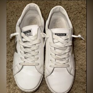 Vintage Style Havana White Carla Casual Low Top Sneaker